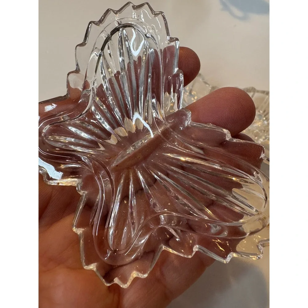 Mini Vintage‎ Gorham Crystal Butterfly Trinket Box